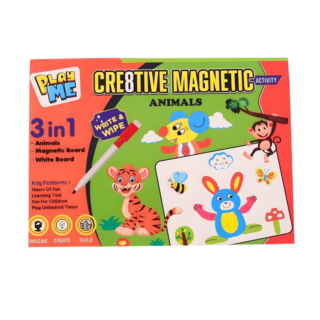 Kids Activity 3 in 1 -Crea8tive Magnetic Board Writing White Board