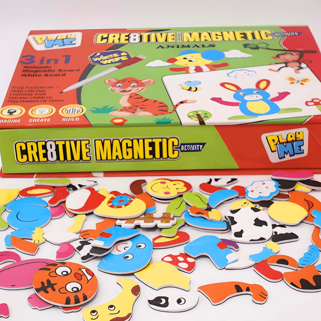 Kids Activity 3 in 1 -Crea8tive Magnetic Board Writing White Board