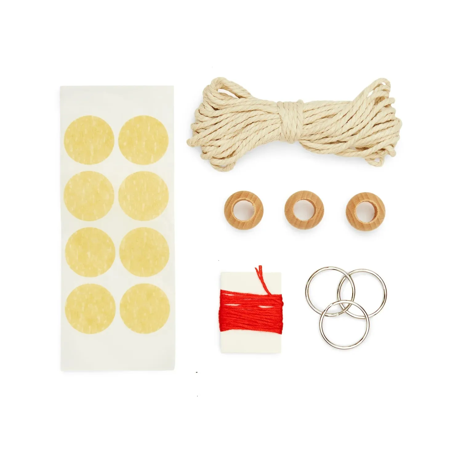 Kikkerland Crafters Macrame Keychain Kit