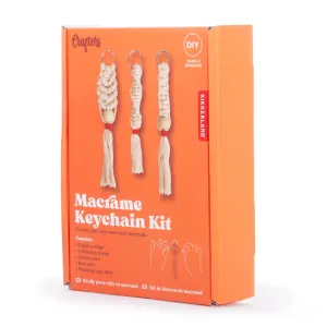 Kikkerland Crafters Macrame Keychain Kit