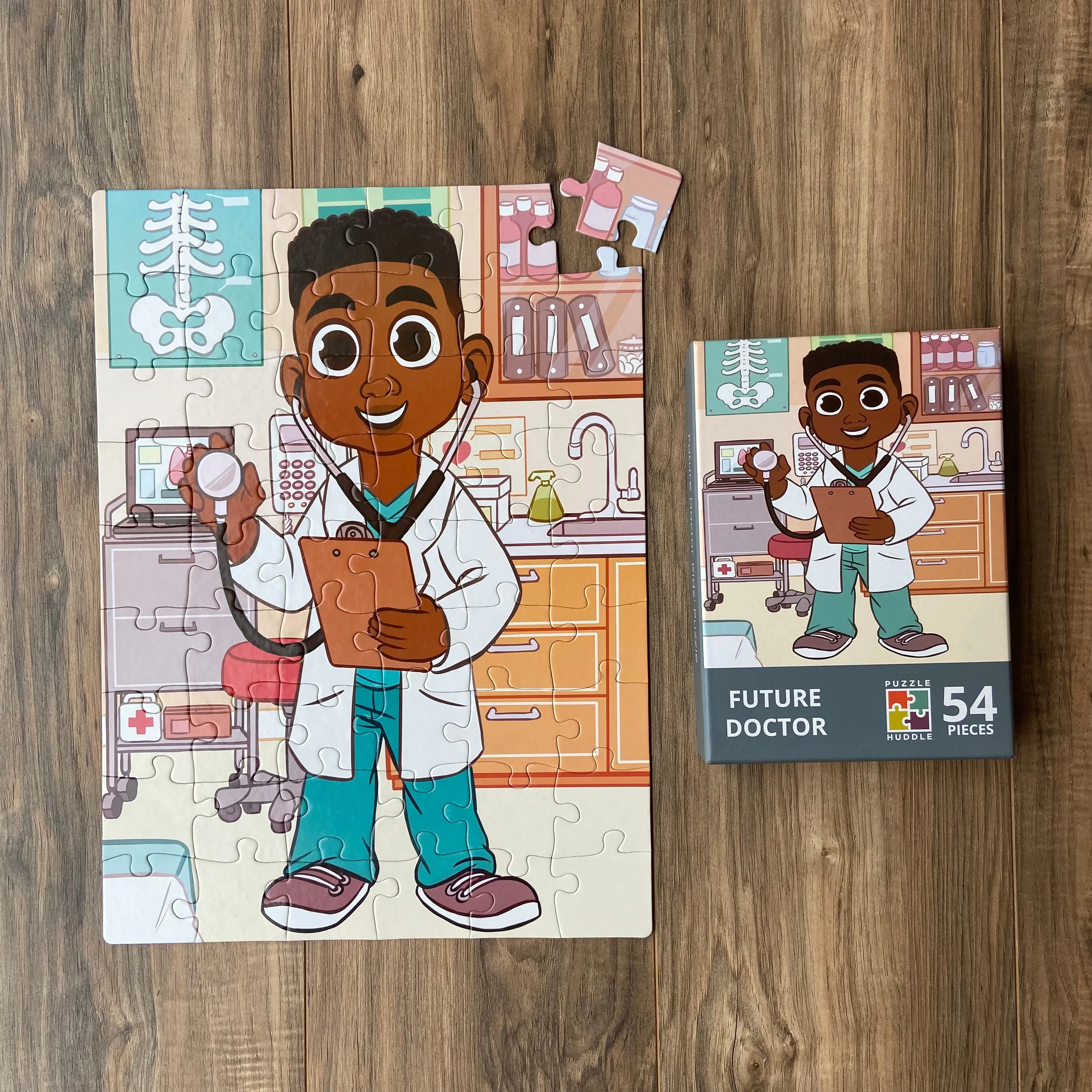 Large Boy Doctor Puzzle (12in x 16.5in w/54 Pieces)
