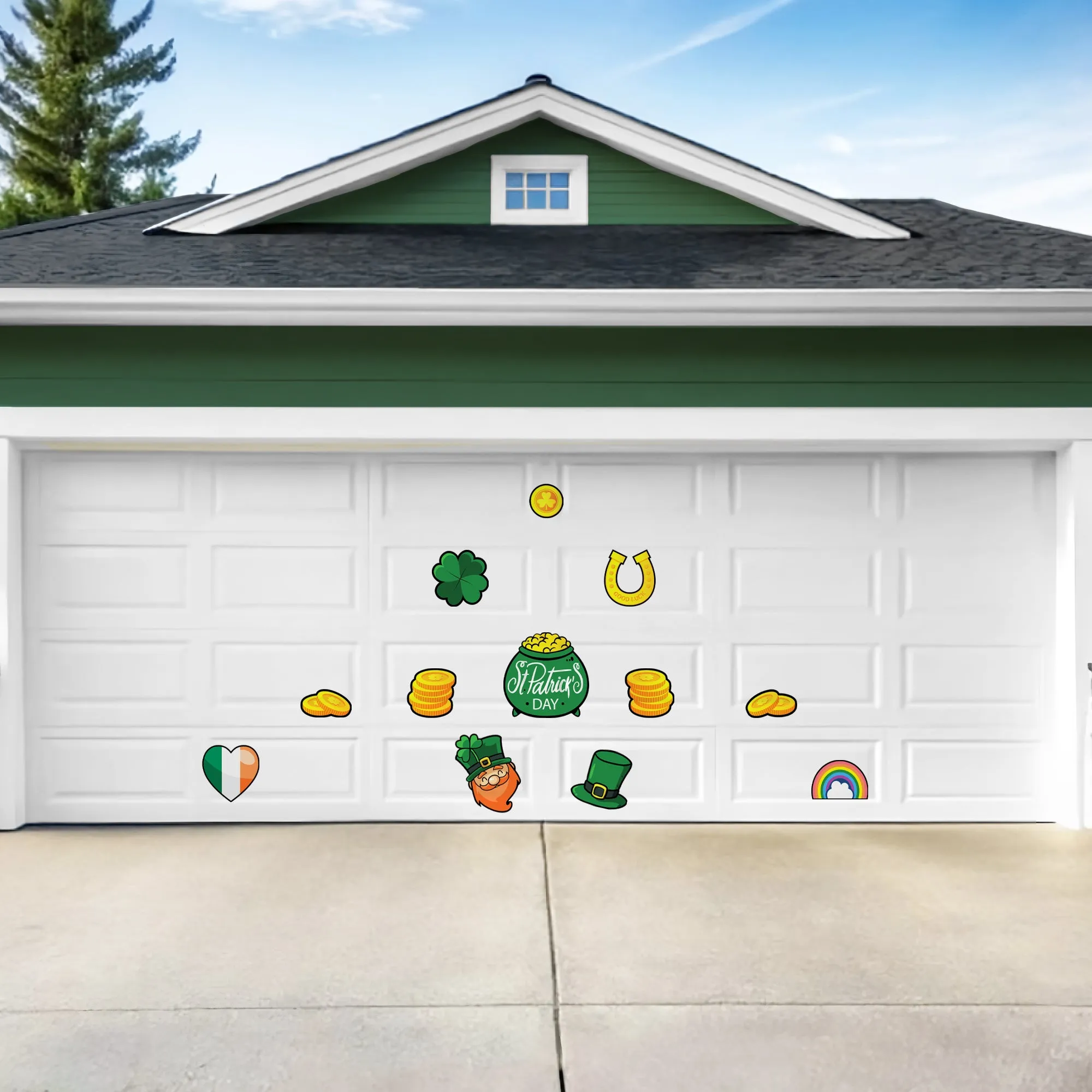 Leprechaun Day Garage Magnets