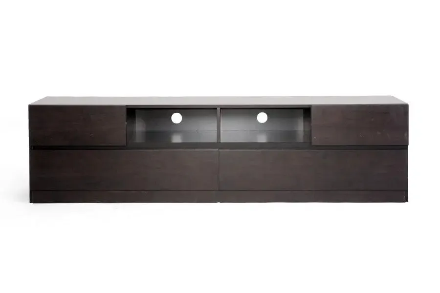 Lovato Dark Brown Modern TV Stand