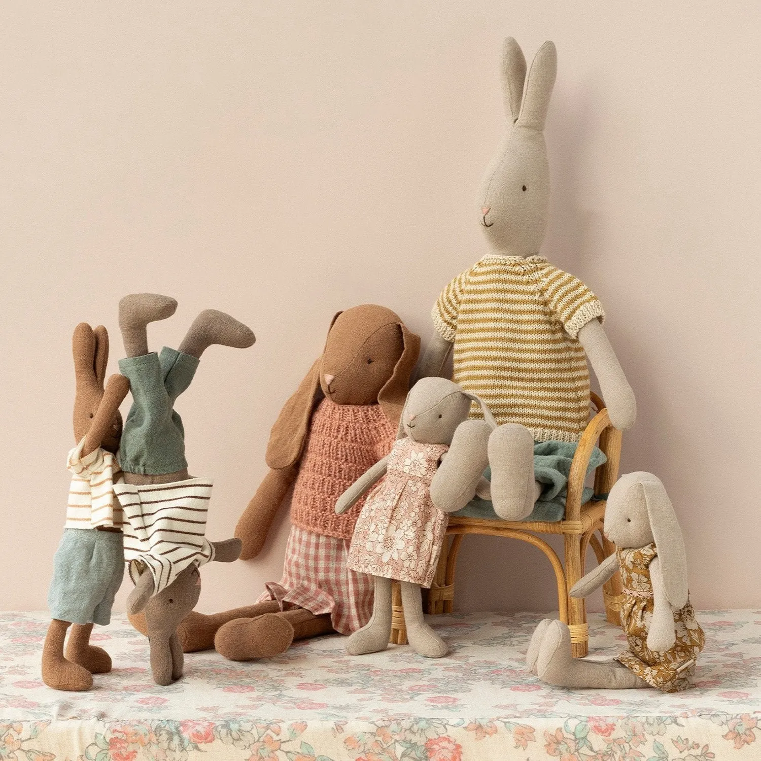 Maileg Bunny in Flower Dress - Size 1