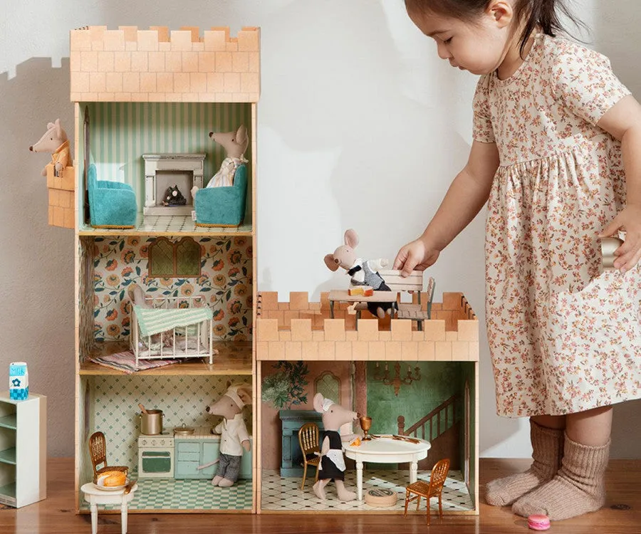 Maileg Miniature Fireplace - Off-White
