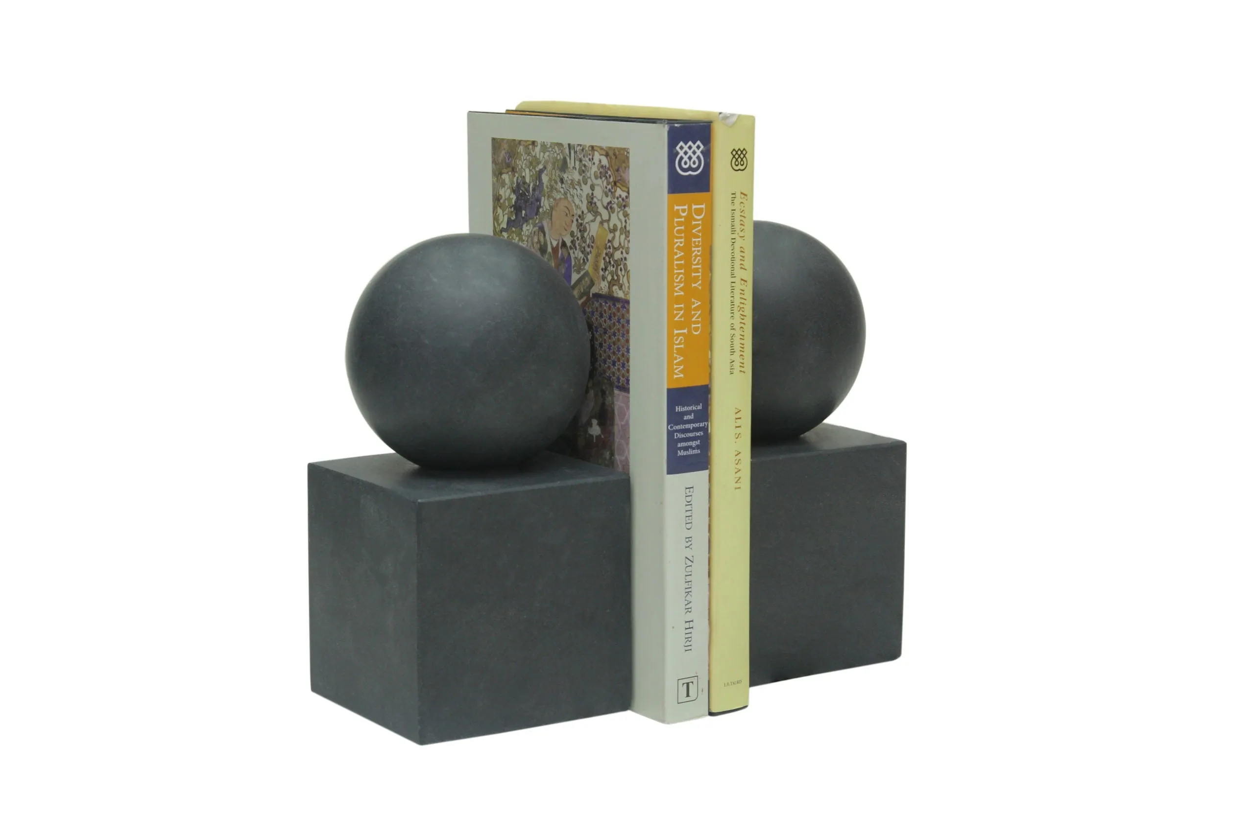 Marble Ball Bookends