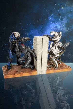 Mass Effect Cover Fire Bookends