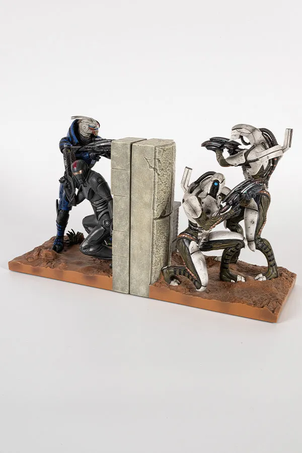 Mass Effect Cover Fire Bookends