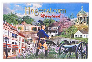 MGHA01 Magnet Thick Lucite Hagerstown Photo Montage