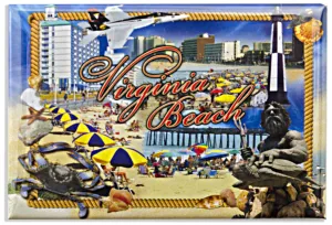 MGVB60 Magnet Photo Virginia Beach Montage