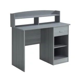 Modern Office Desk with Hutch