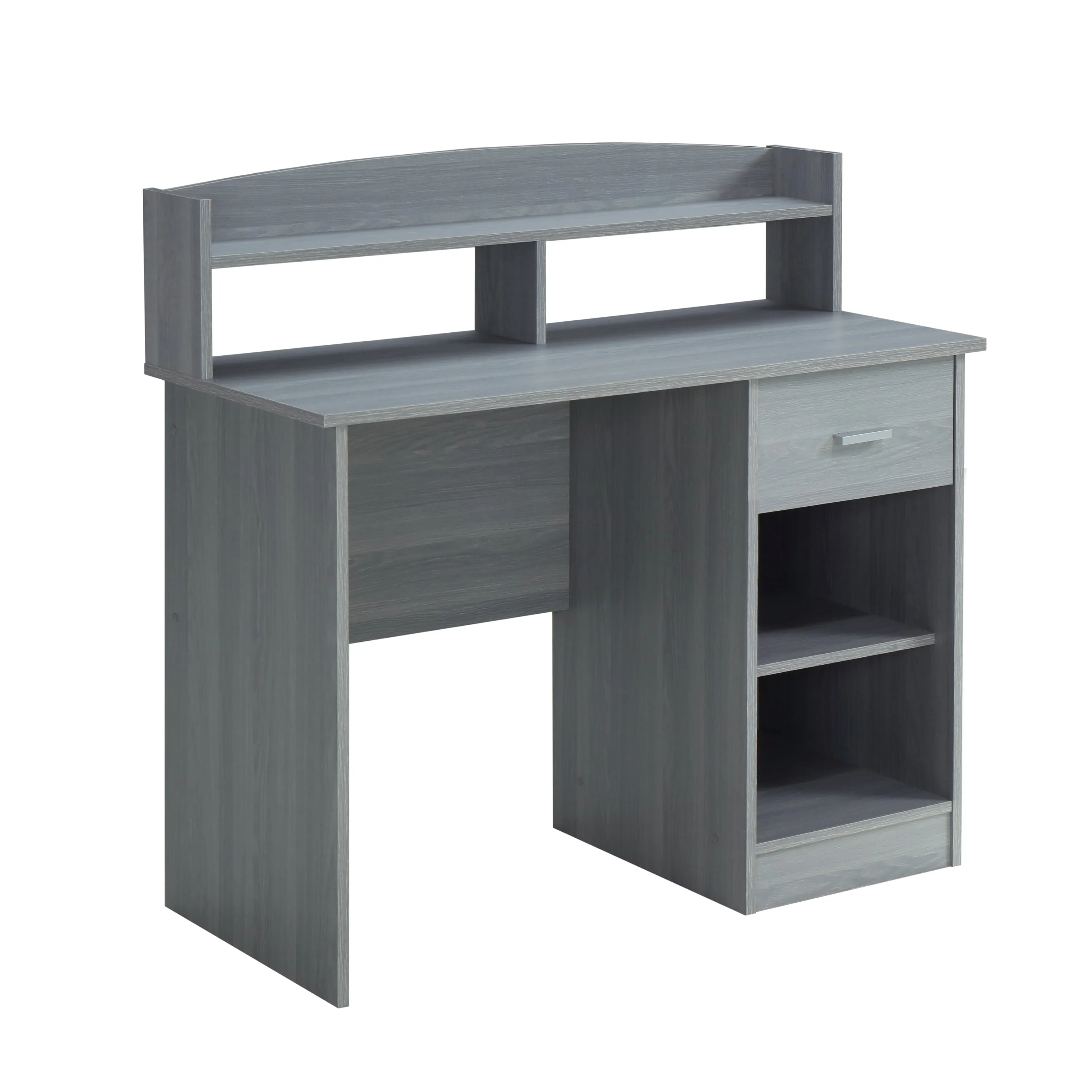 Modern Office Desk with Hutch
