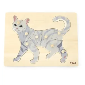 Montessori Cat Puzzle 8 Pieces