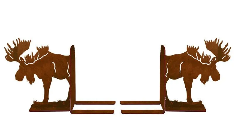 Moose Bookend Set