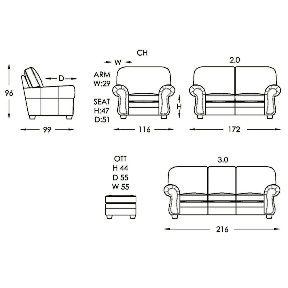 Moran Furniture Dorchester Sofa