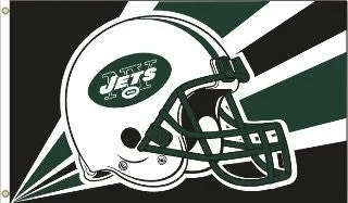 New York Jets NFL Premium Polyester Flag Banner Sign