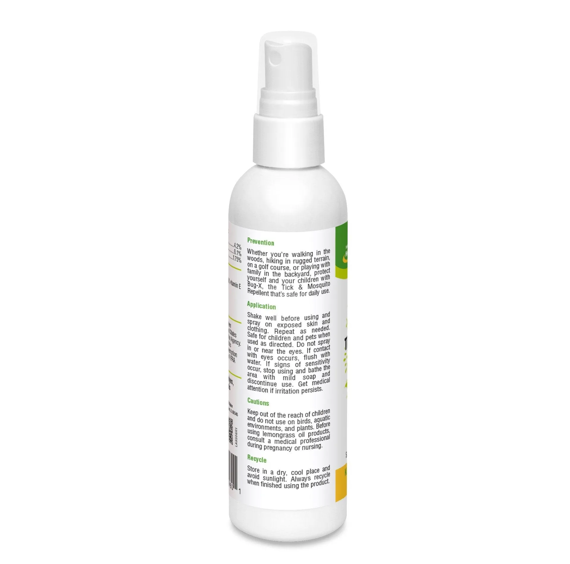 North American Herb & Spice Bug-X-Lemongrass 4 oz Spray