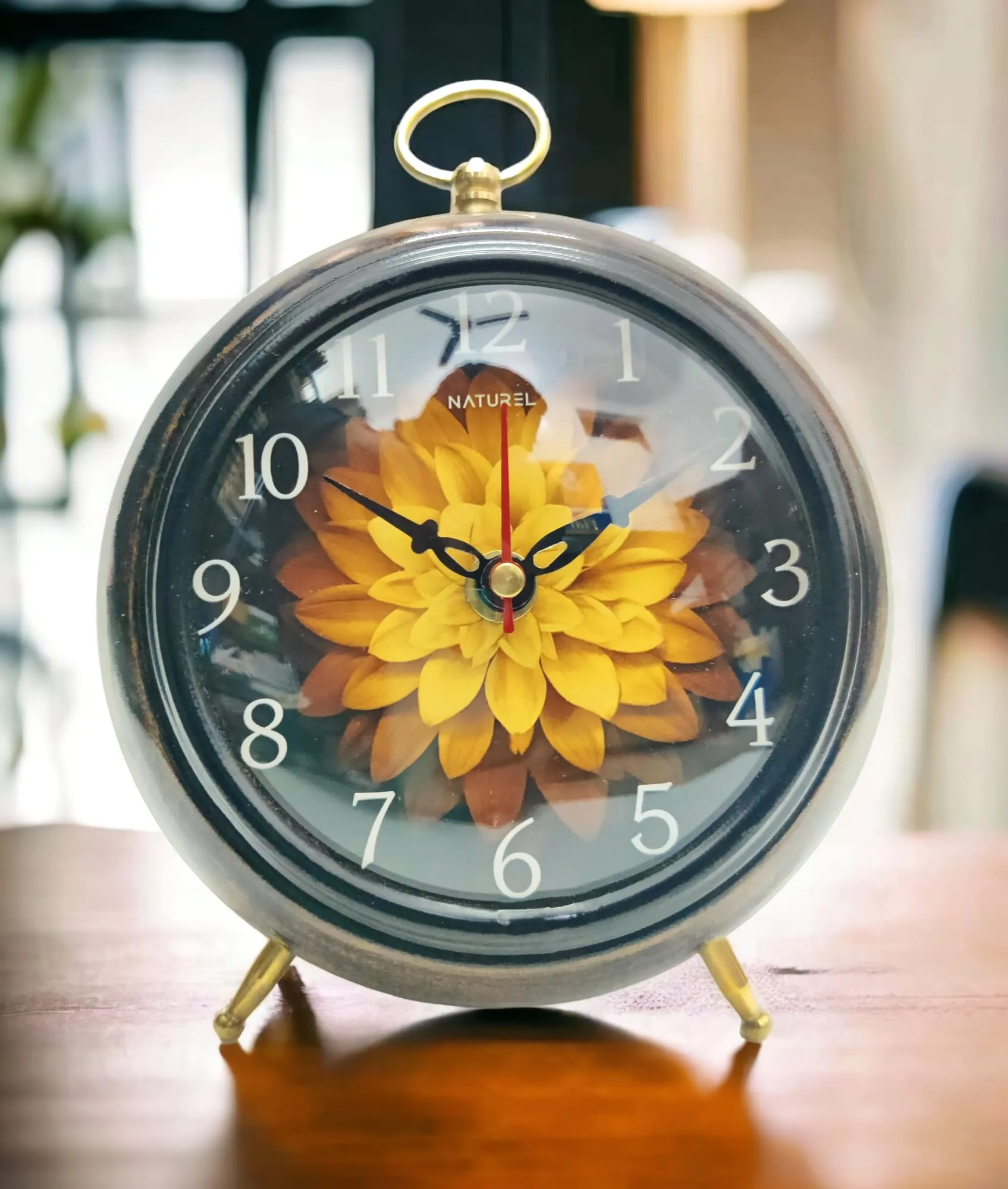 NORVILLE® Table Clock for Study Table, Home Decor Clock, Birthday Gift, Wedding Gift