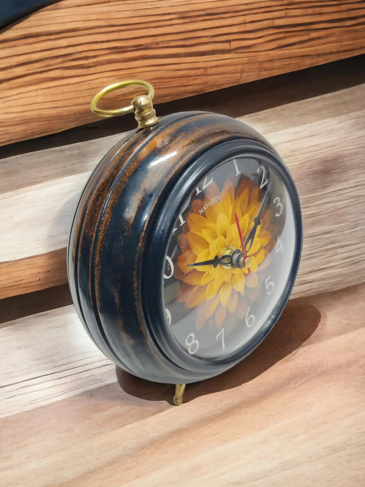 NORVILLE® Table Clock for Study Table, Home Decor Clock, Birthday Gift, Wedding Gift