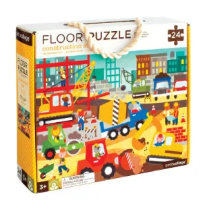 Petit Collage - Construction Site 24pc Floor Puzzle