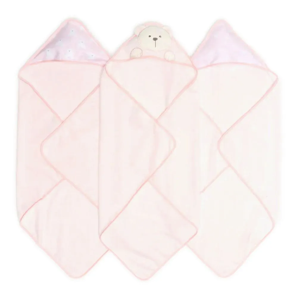 Piccolo Bambino 3-Pack Hooded Towels