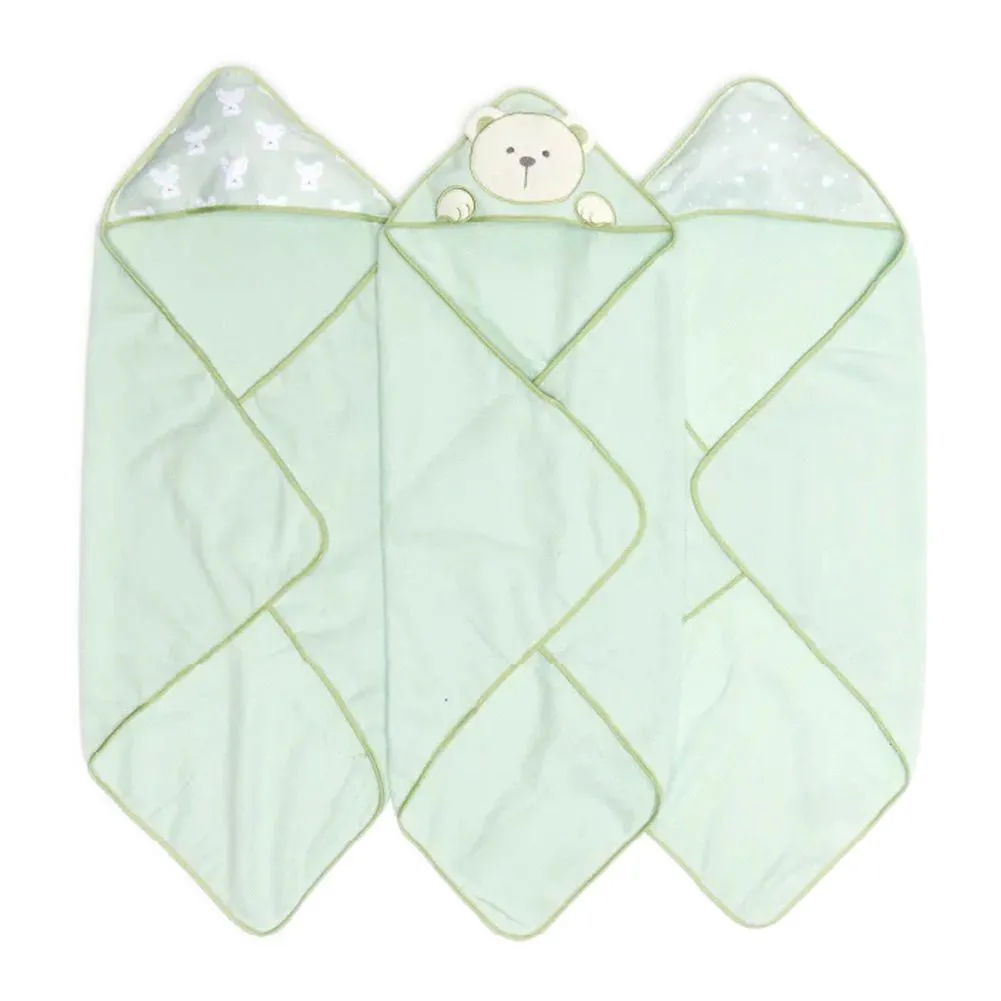 Piccolo Bambino 3-Pack Hooded Towels