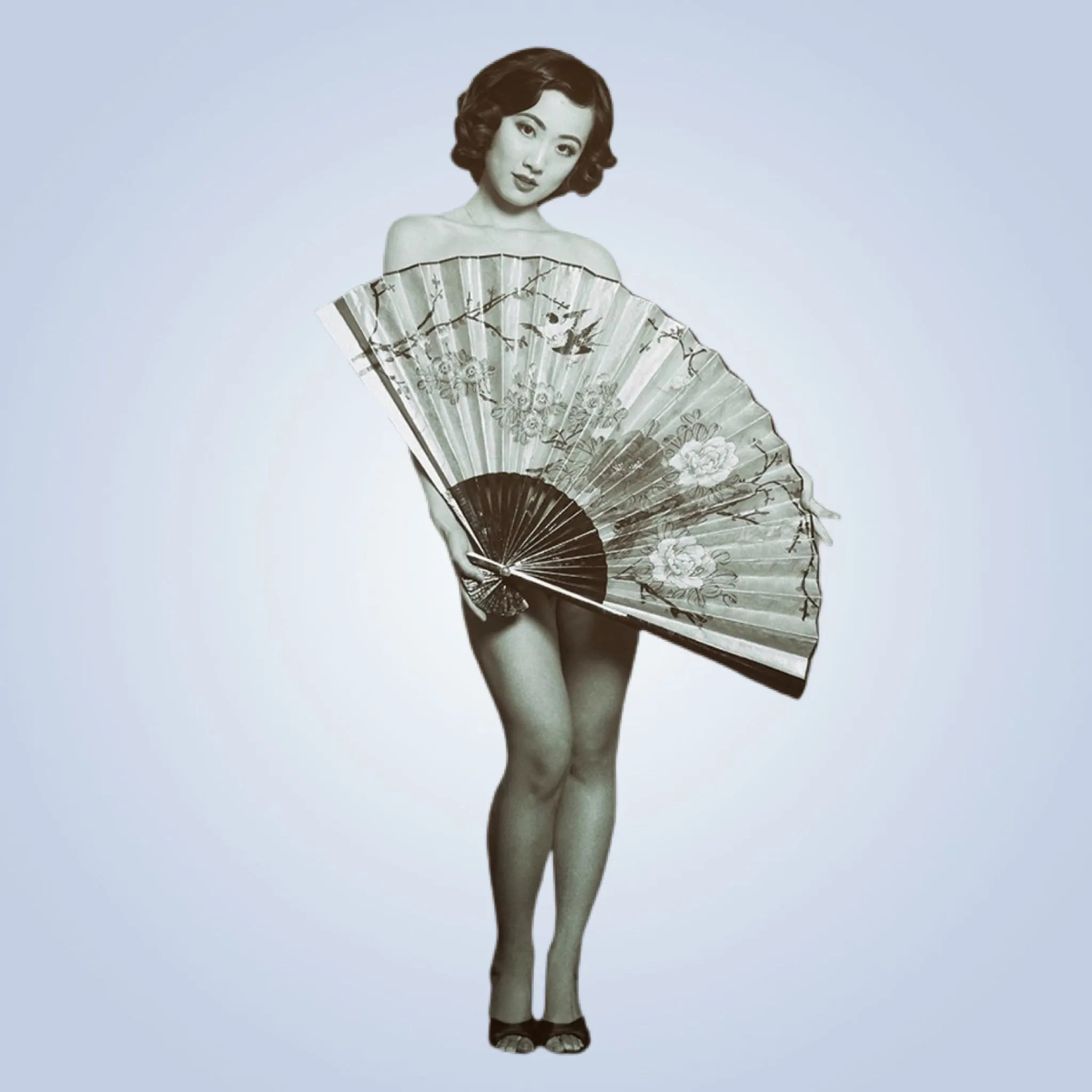 "Dancer with Fan" by Josef Lorenzl