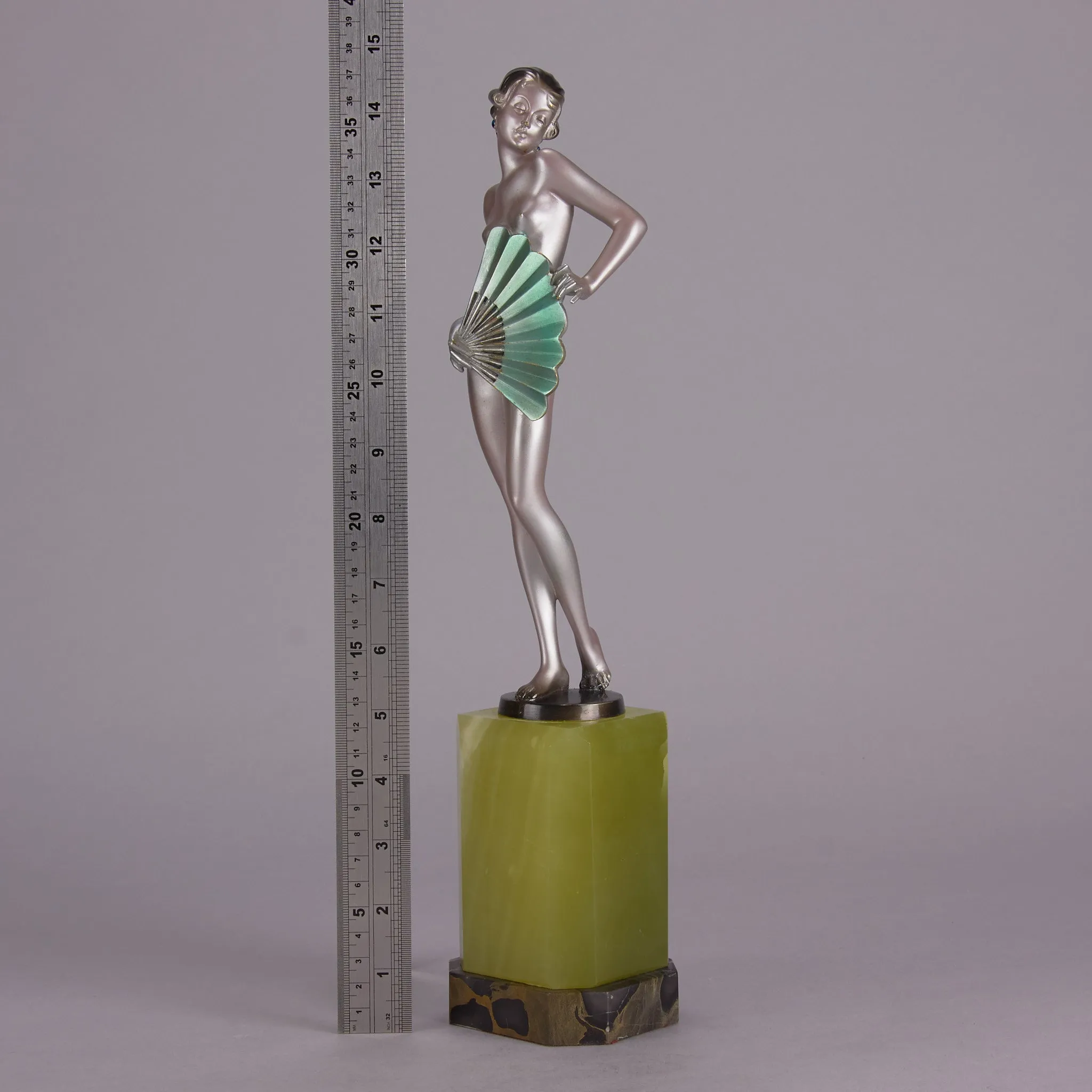 "Dancer with Fan" by Josef Lorenzl