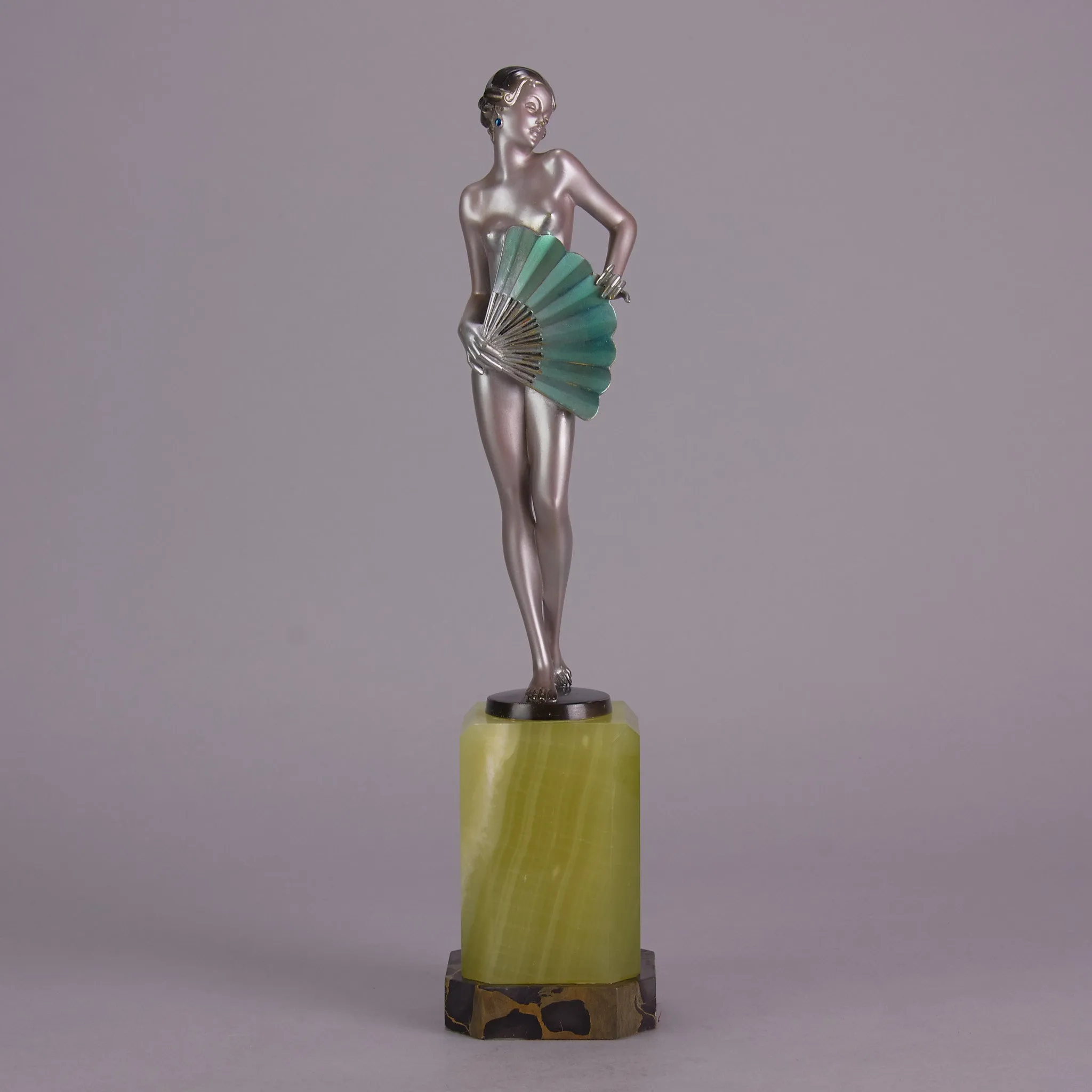 "Dancer with Fan" by Josef Lorenzl