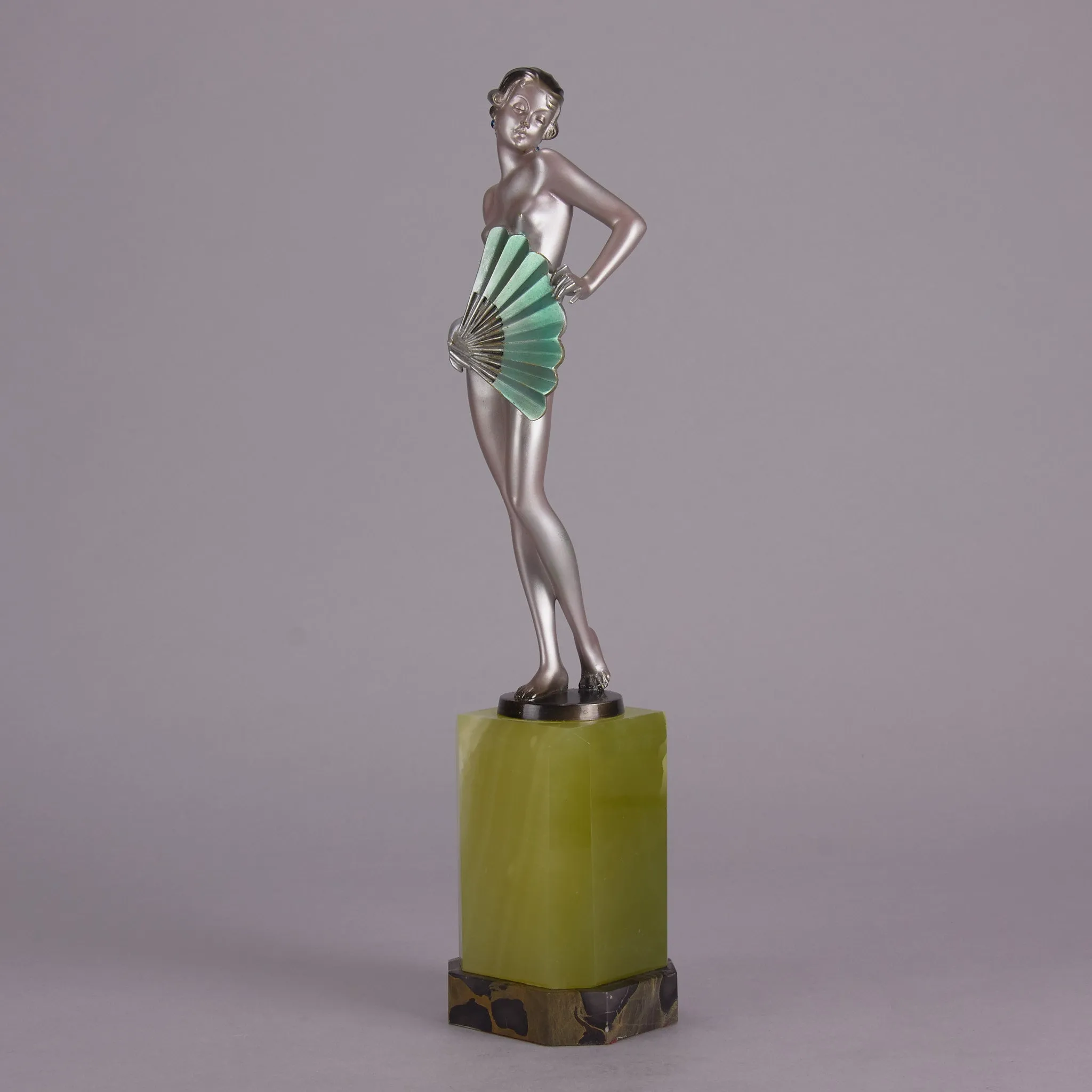 "Dancer with Fan" by Josef Lorenzl