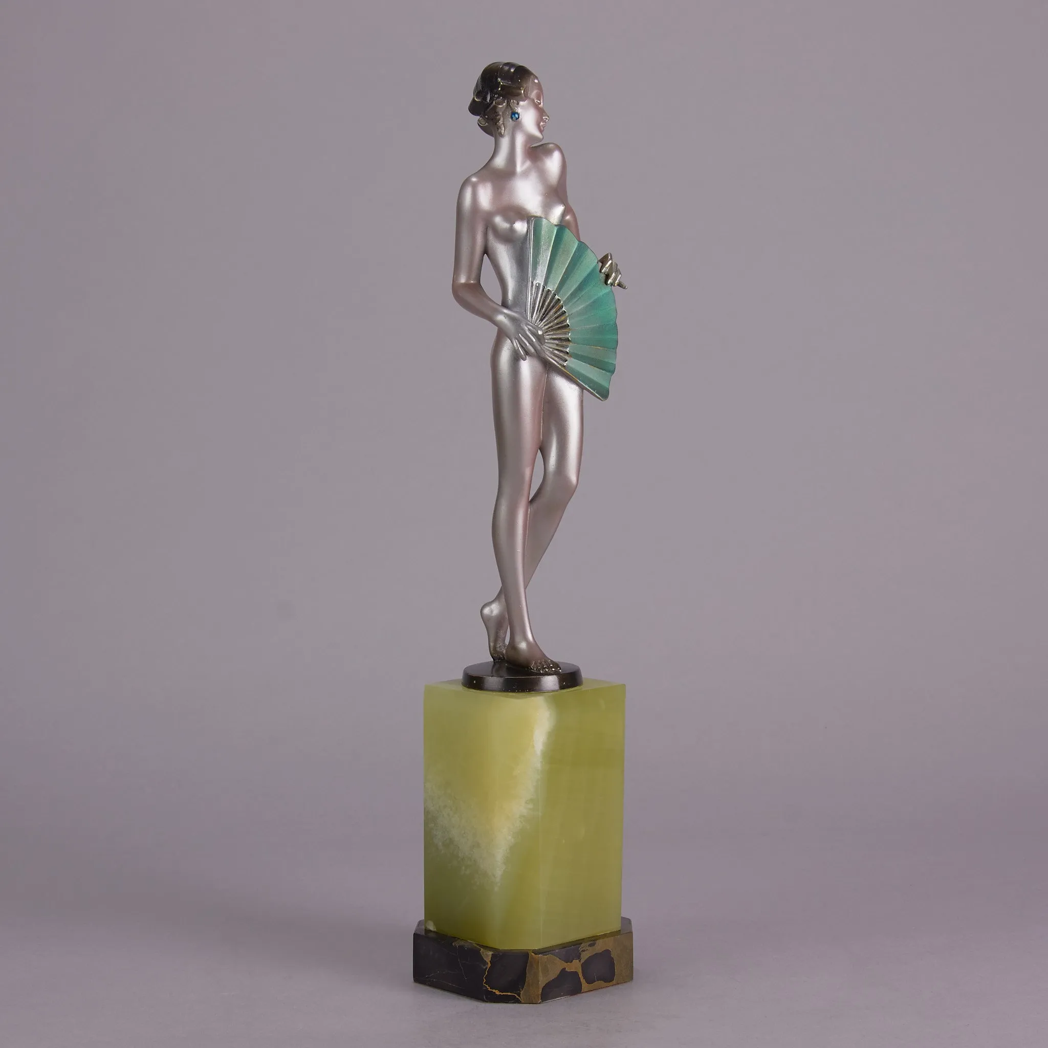 "Dancer with Fan" by Josef Lorenzl