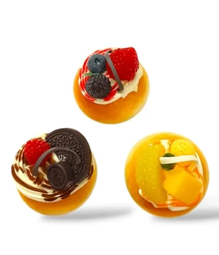 Realistic Fridge Magnets Combo - Set of 7 | Handmade Decorative Kitchen Magnets | Ideal for Home, Office, Refrigerator, Locker, or Gifting | Strong Hold and Unique Design (Pack of 7)