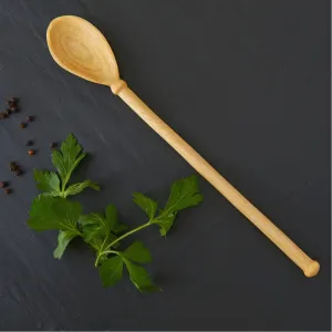 Rwanda Hand Carved Natural Beige Musave Wood Paddle Spoon