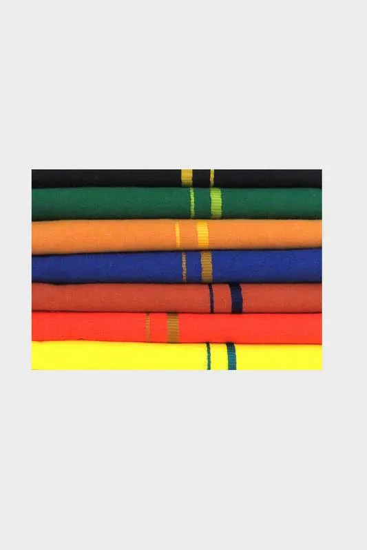 Sastha Kavi Towel SB - Yellow Devotional Towels For Men | Uathayam