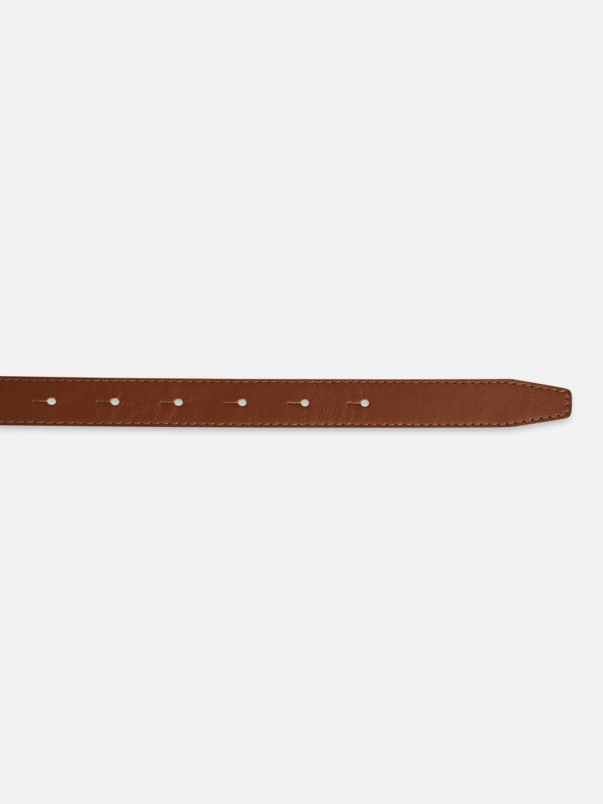 Sculptural Belt -- Cognac