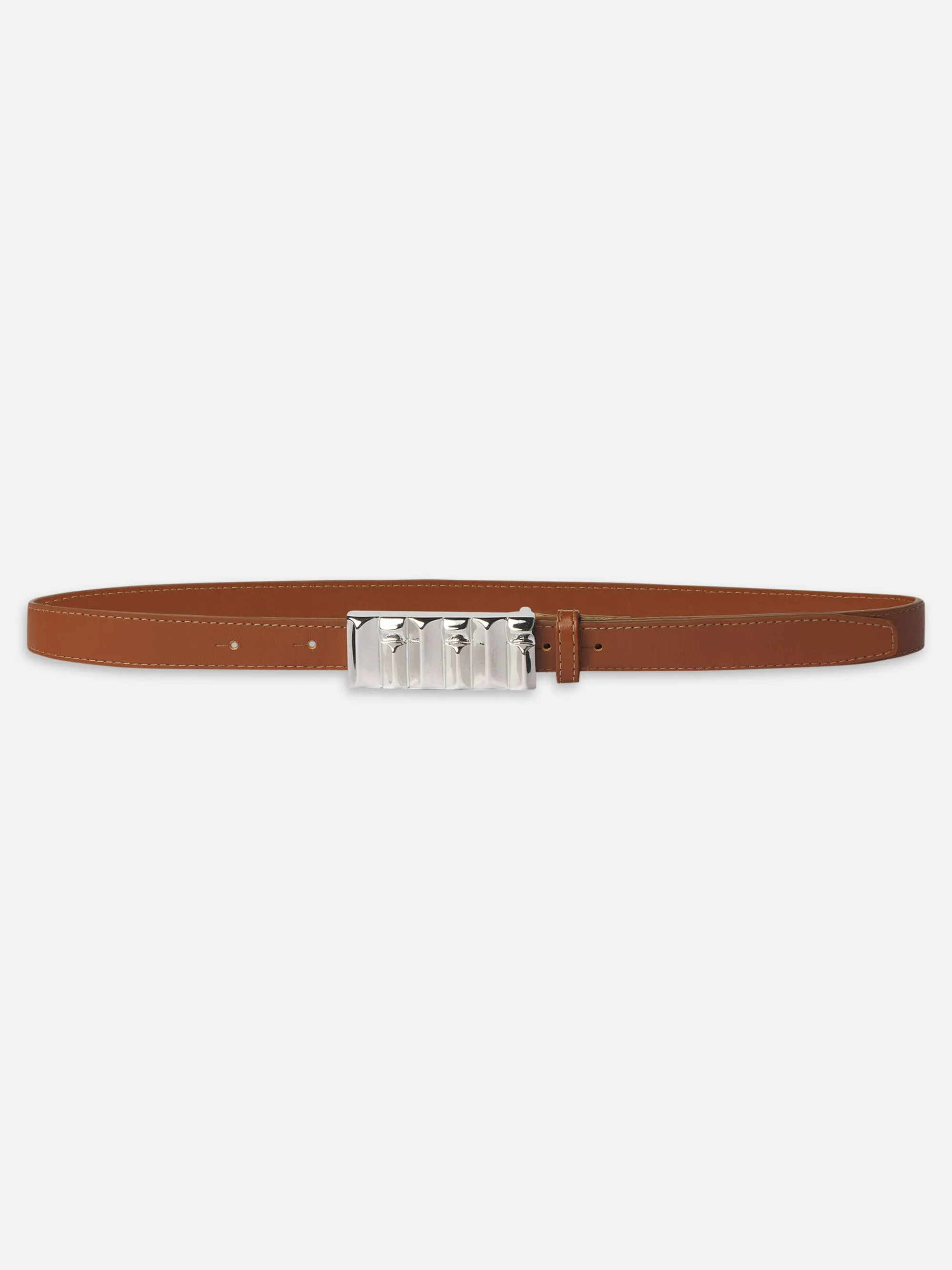 Sculptural Belt -- Cognac