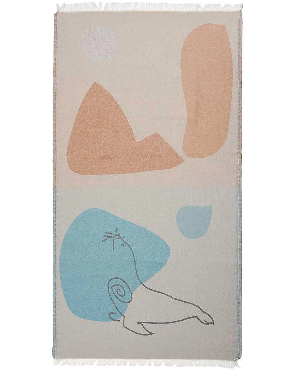 Sea Calf Turkish Beach Towel