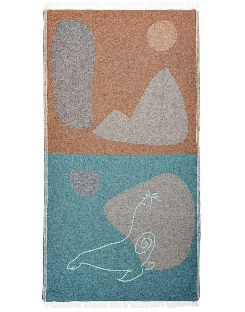 Sea Calf Turkish Beach Towel
