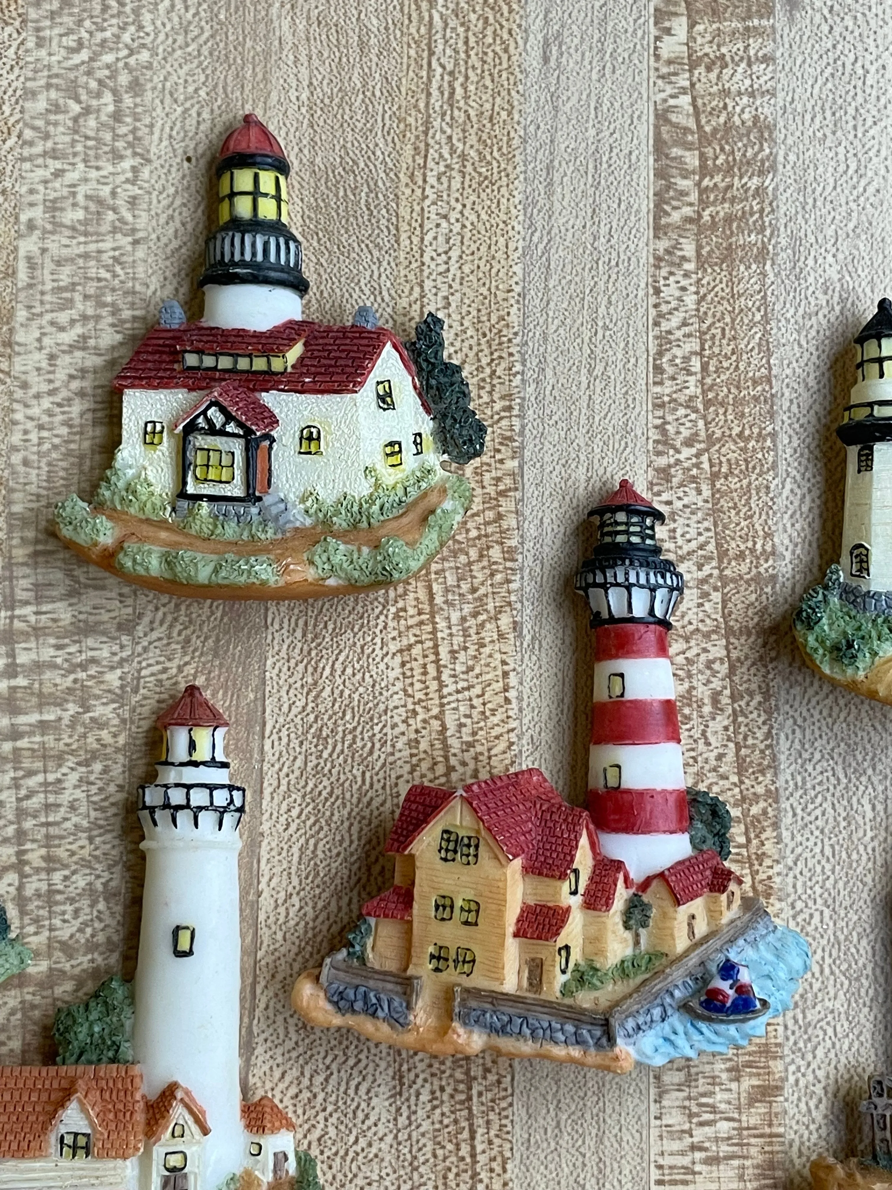 Set of 6 Lighthouse Magnets