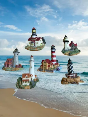 Set of 6 Lighthouse Magnets