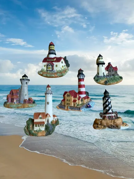 Set of 6 Lighthouse Magnets