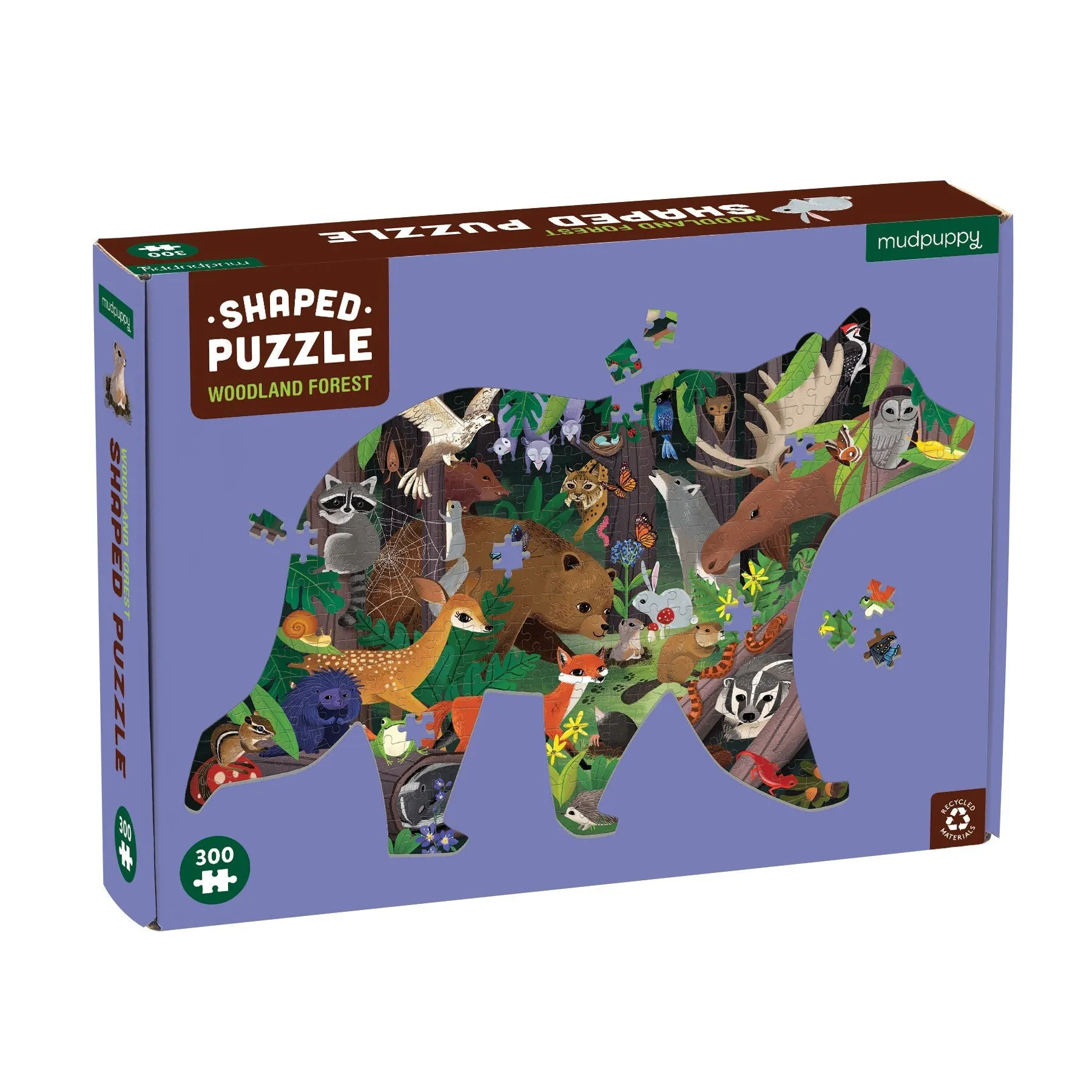 Shaped Puzzle 300pcs by MudPuppy