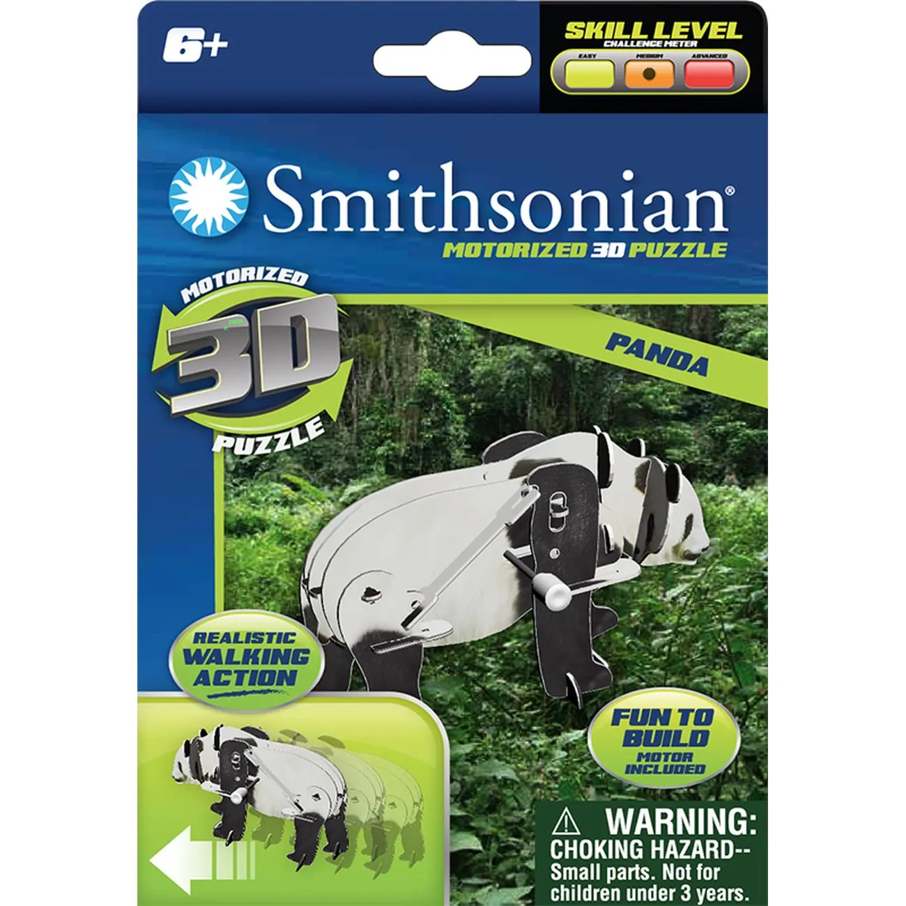 Smithsonian Motorized 3D Puzzle Animals Panda