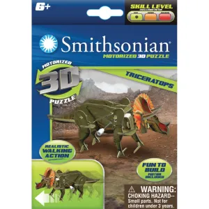 Smithsonian Motorized 3D Puzzle Dinosaurs Triceratops