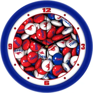 SMU Mustangs Wall Clock - Candy