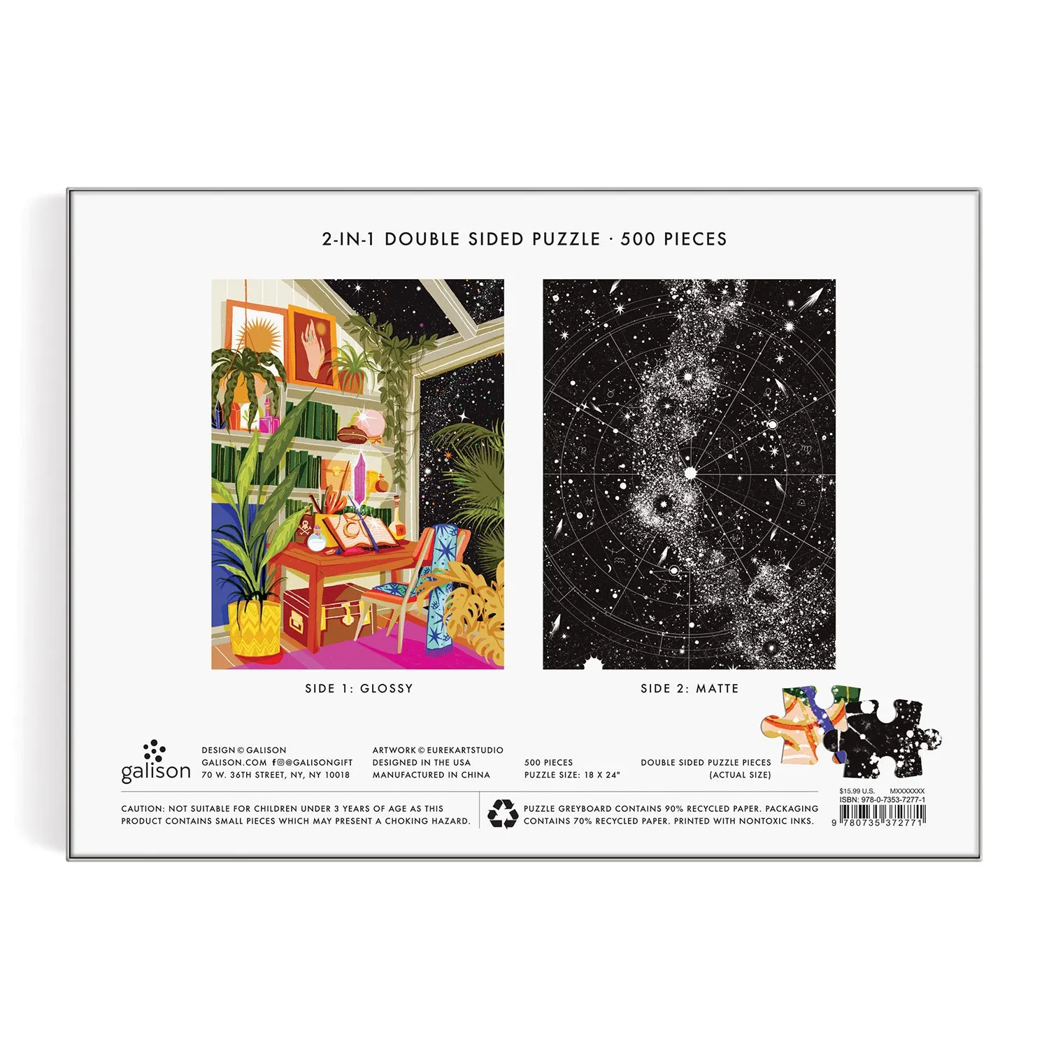 Stargaze 500 Piece Double Sided Puzzle