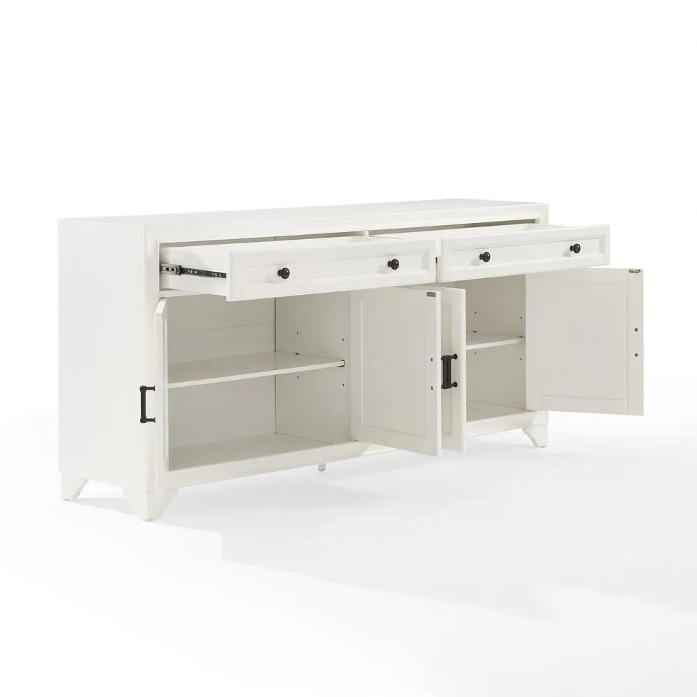 Tara Sideboard Distressed Unique White Buffet Cabinet