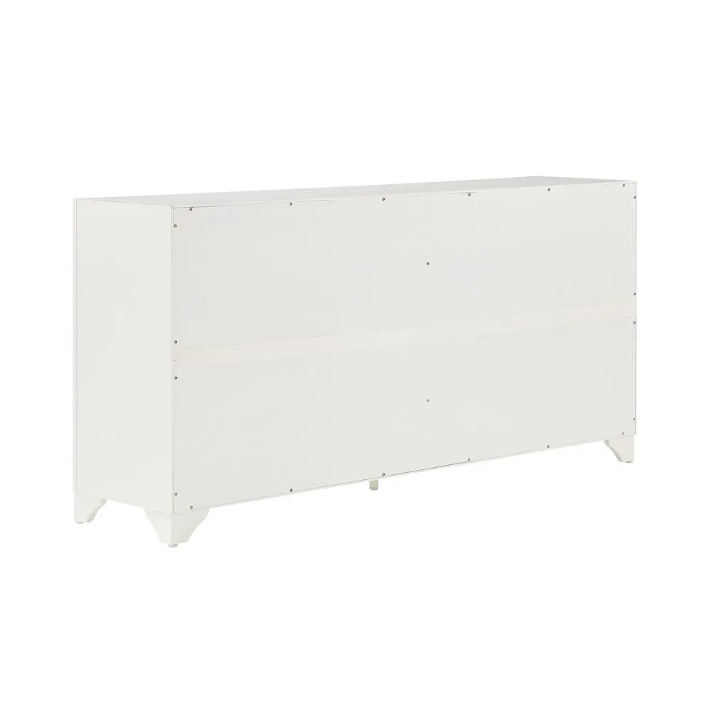 Tara Sideboard Distressed Unique White Buffet Cabinet