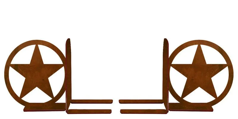 Texas Star Bookend Set