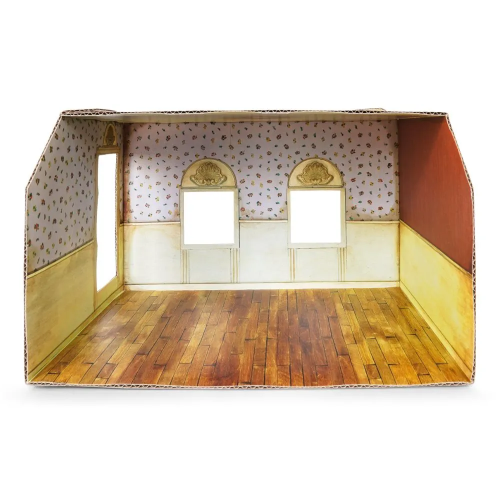 The Mouse Mansion Cardboard Room- Living Room